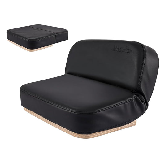 MelodySusie Foldable Manicure Arm Rest for Nails Tech, Adjustable Nail Arm Rest for Acrylic Nail Art, Professional PU Leather Nail Hand Rest Stand for Manicurist, Black