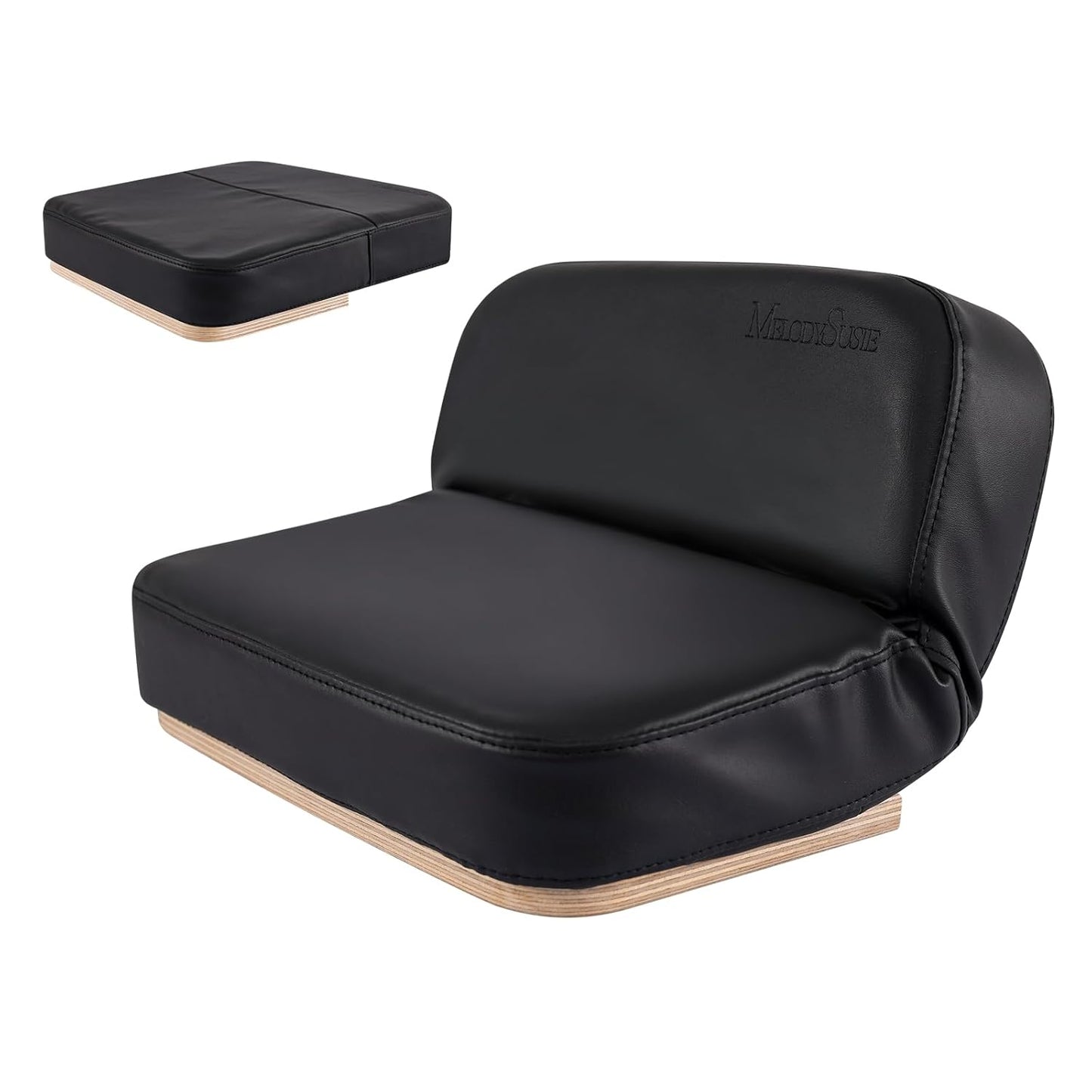 MelodySusie Foldable Manicure Arm Rest for Nails Tech, Adjustable Nail Arm Rest for Acrylic Nail Art, Professional PU Leather Nail Hand Rest Stand for Manicurist, Black