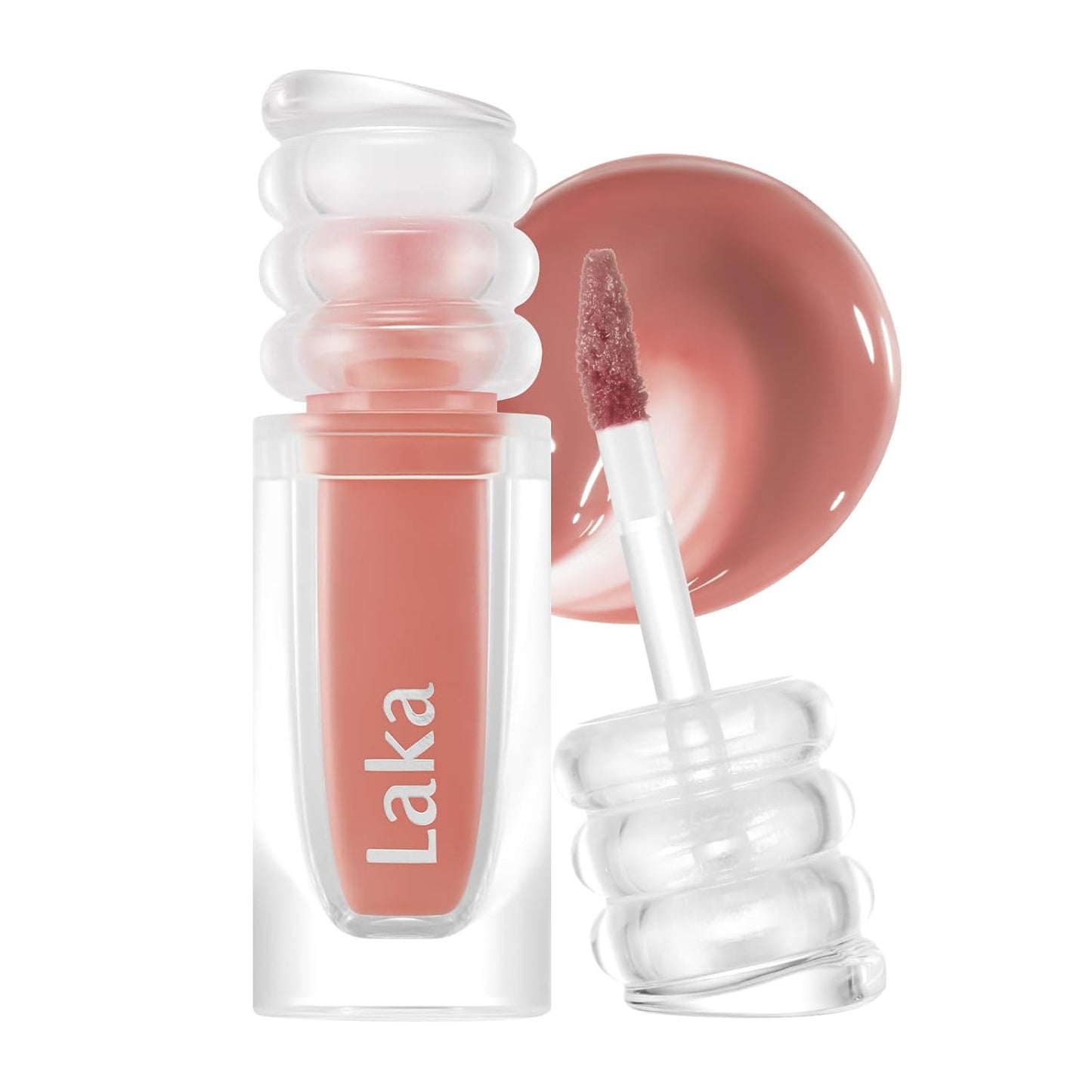 Laka Maxi Glayer Tint 3.8g/0.13oz., Glass Layer of Gloss, Ultra Glow & Vivid Layerable Pigments, High Shine Lip Oil, K-Beauty (#606 Meaning)