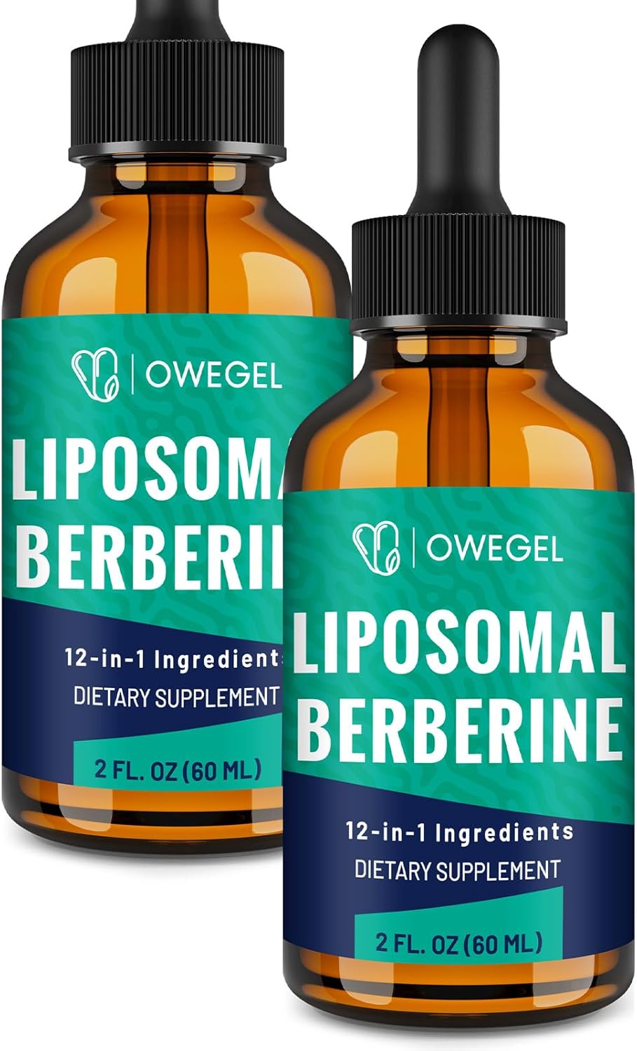 Liposomal Berberine HCL Liquid Drops – Advanced 12-in-1 Herbal Formula with Ceylon Cinnamon, Bitter Melon, Green Tea & More – 4 Fl Oz