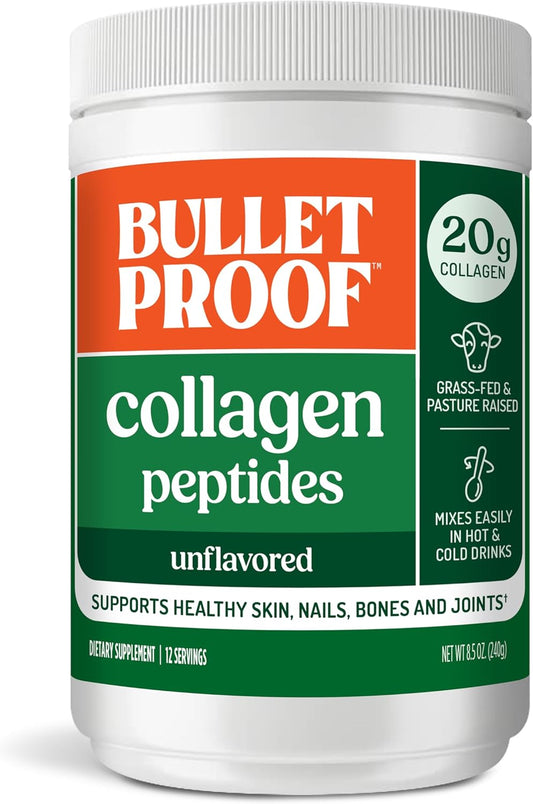Bulletproof Collagen 18g Protein Powder, 8.5 oz, Unflavored