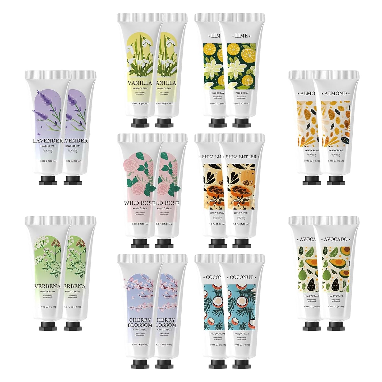 Green Canyon Spa 20 Pack Hand Lotion, Mini Hand Cream, Travel Size Lotion for Women, Teacher Gifts, Bridesmaid Gifts and Bachelorette Party Favors.