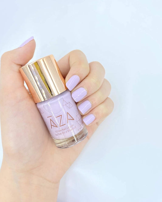 AZA Nail Polish - Vegan, 10-Free, Cruelty-Free, Non-Toxic, Chip Resistant, Made in USA, Lilac, Lavendar, Long Lasting, (Dream Catcher)