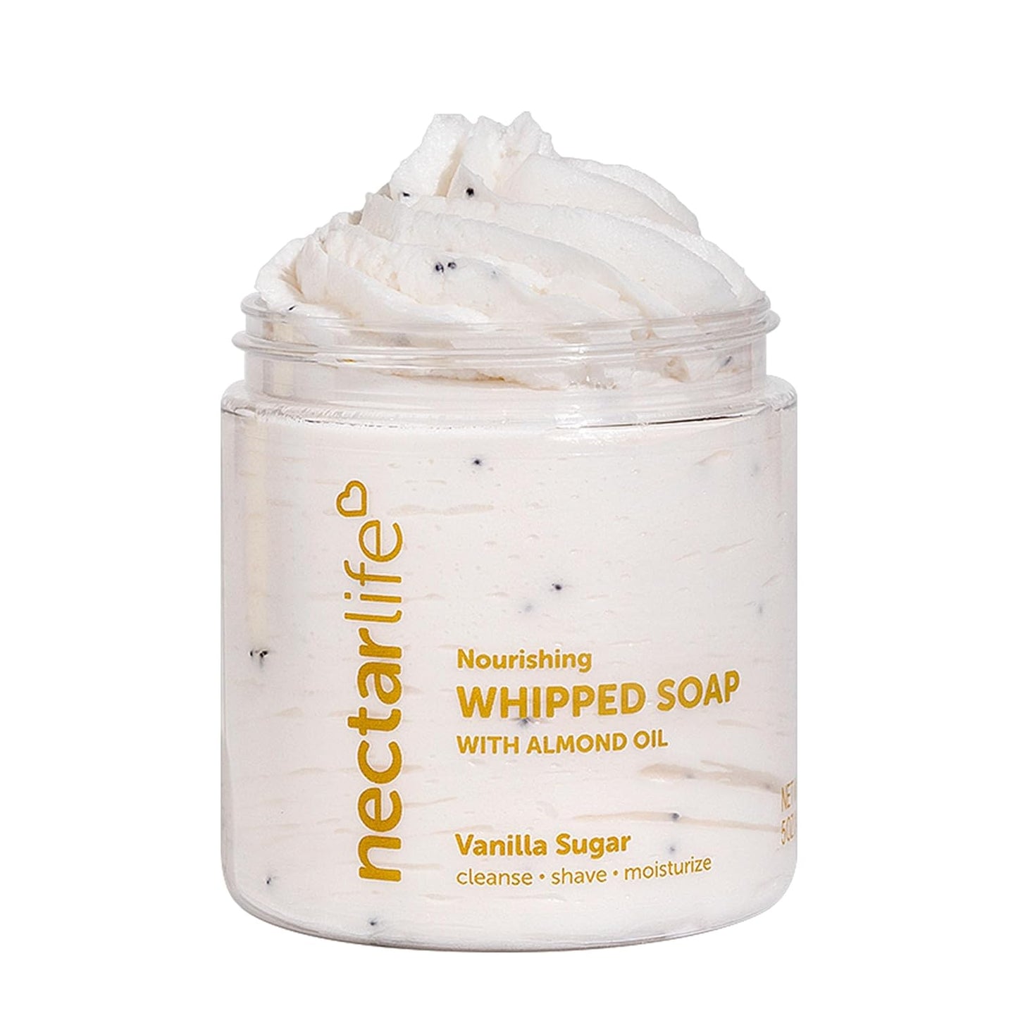 Nectar Life Whipped Soap and Shave Butter, 5 oz (Vanilla Sugar)