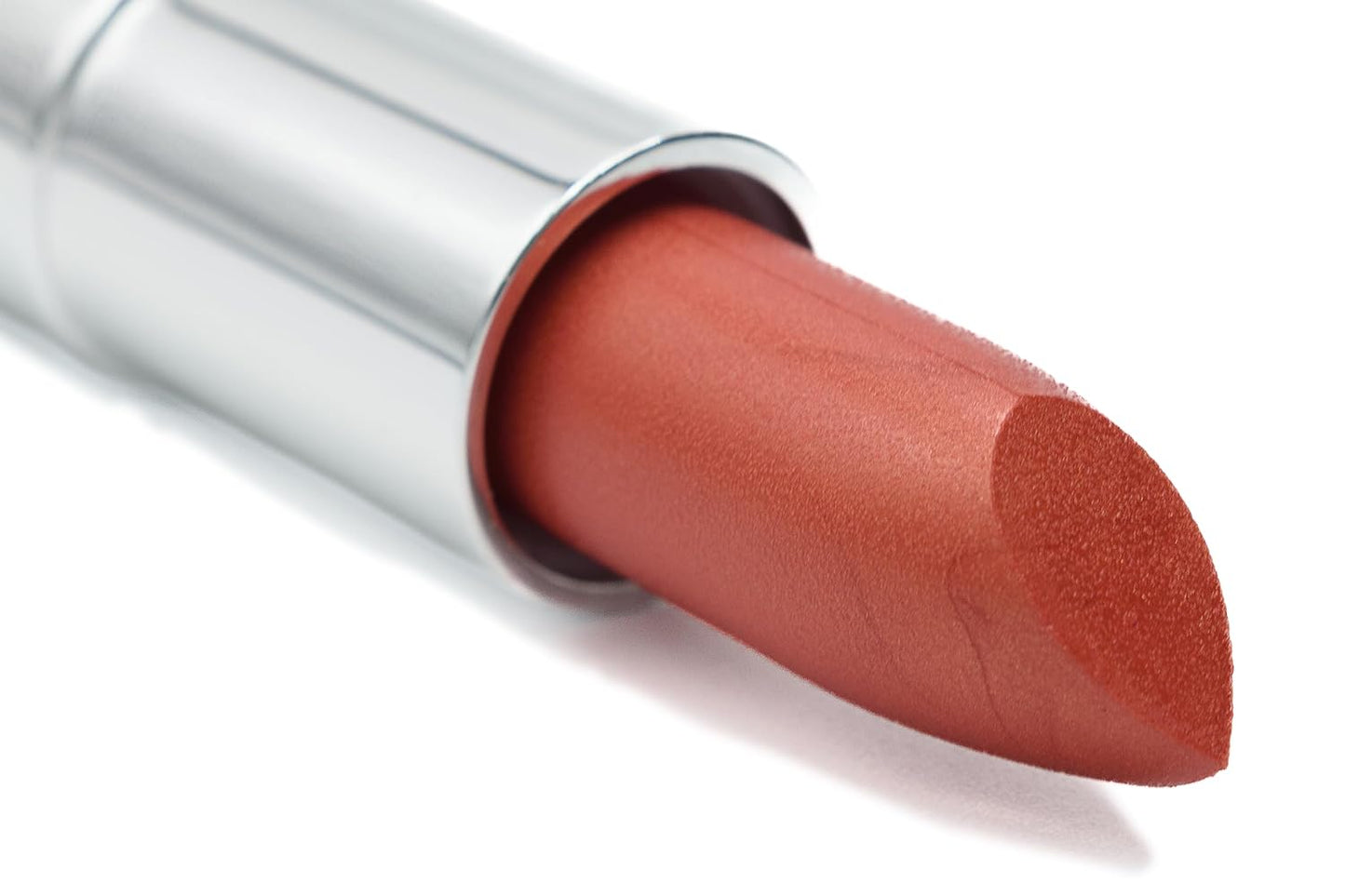 Orange Sunset Shimmering Red Orange Metallic Frosted Lipstick Color Moisturizing Paraben Free, No Animal Testing & Cruelty Free Lip Makeup Color