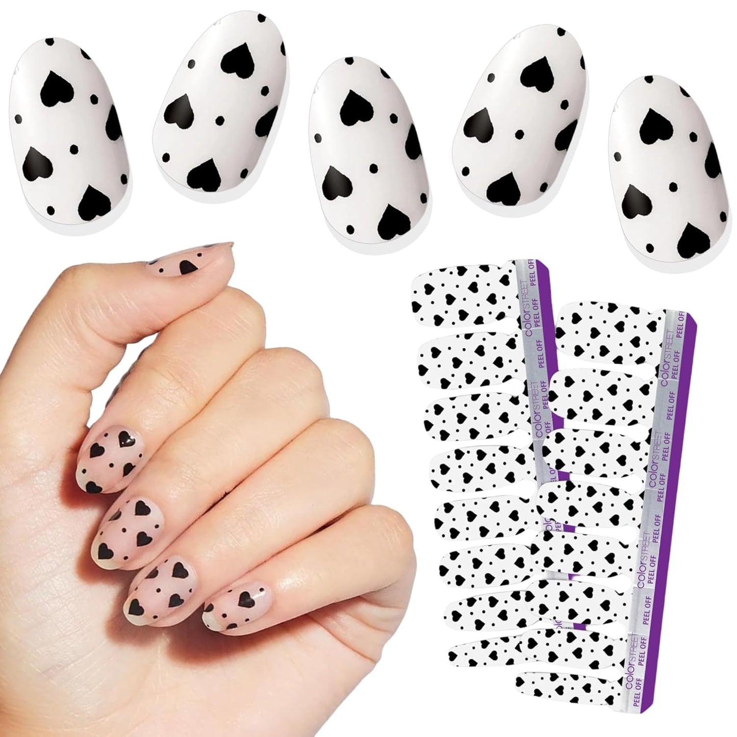 Color Street Heart to Heart Nail Strips