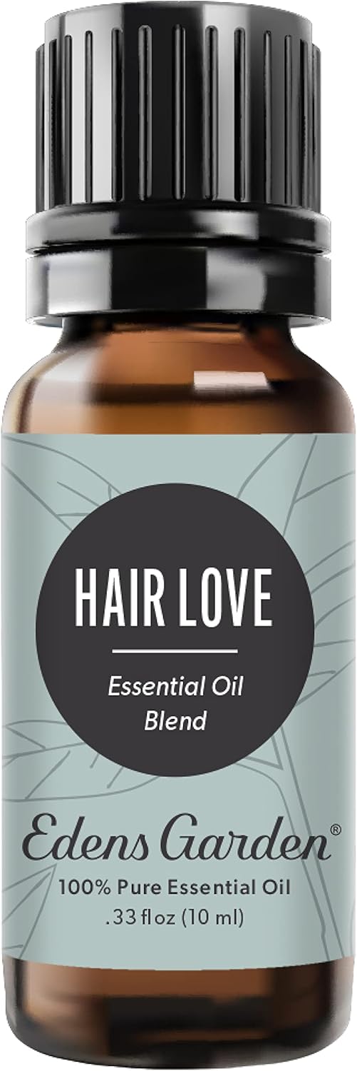 Edens Hair Love Essential Oil Blend- 100% Pure Premium Grade, Undiluted, Natural, Therapeutic, Aromatherapy, The Best for Diffusing, Skin, Hair, Face 10 ml (.33 fl oz)