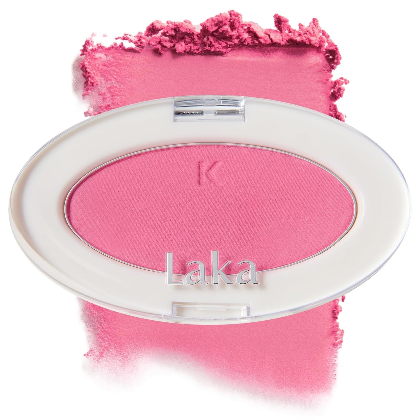 Laka Love Silk Blush, Radiant Powder Blush, Silky, Buildable Color with a Natural Glow, Long Lasting, Moisturizing Formula for a Fresh, Flushed Look, K-Beauty (#703 Icon)