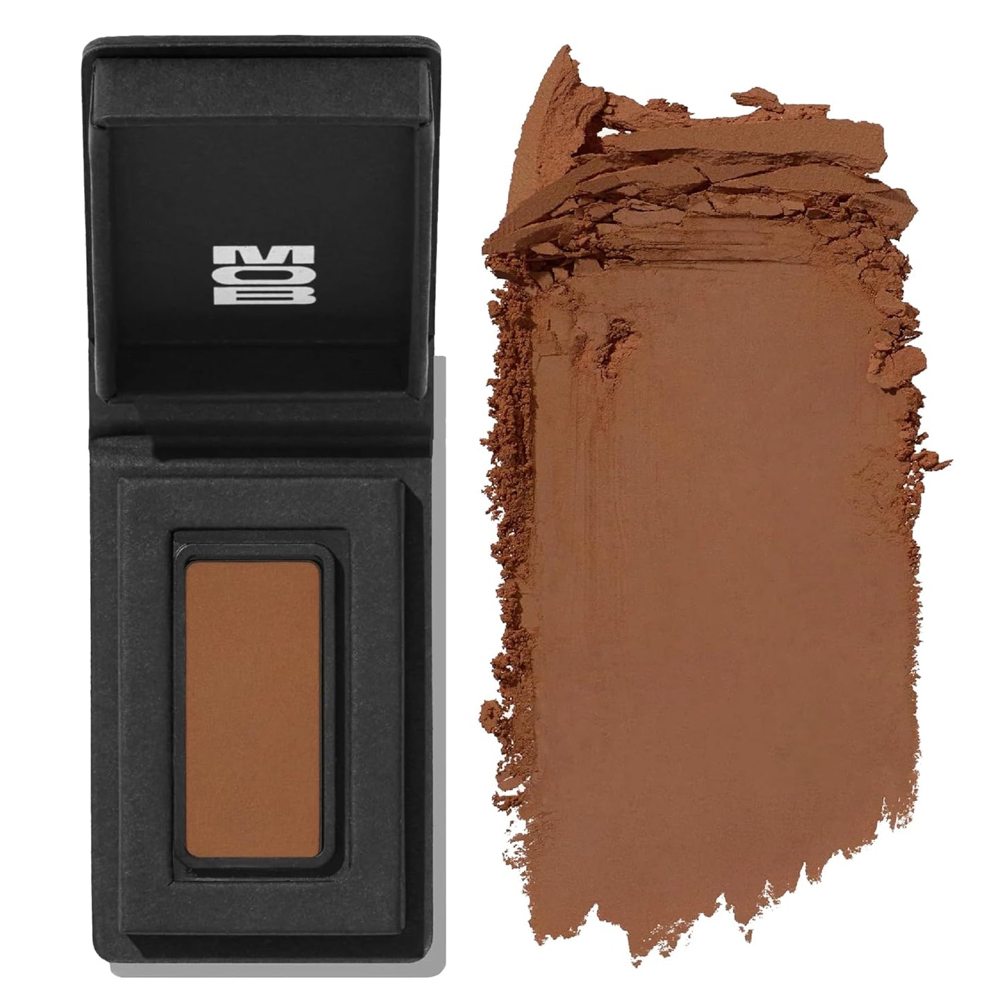 MOB Beauty Eyeshadow M18 Matte Milk-Chocolate – Warm Brown Neutral Shade for Crease, Accent or All Over Color, Talc-Free Vegan Cruelty-Free Skincare Infused Long Wear Sustainable Compact