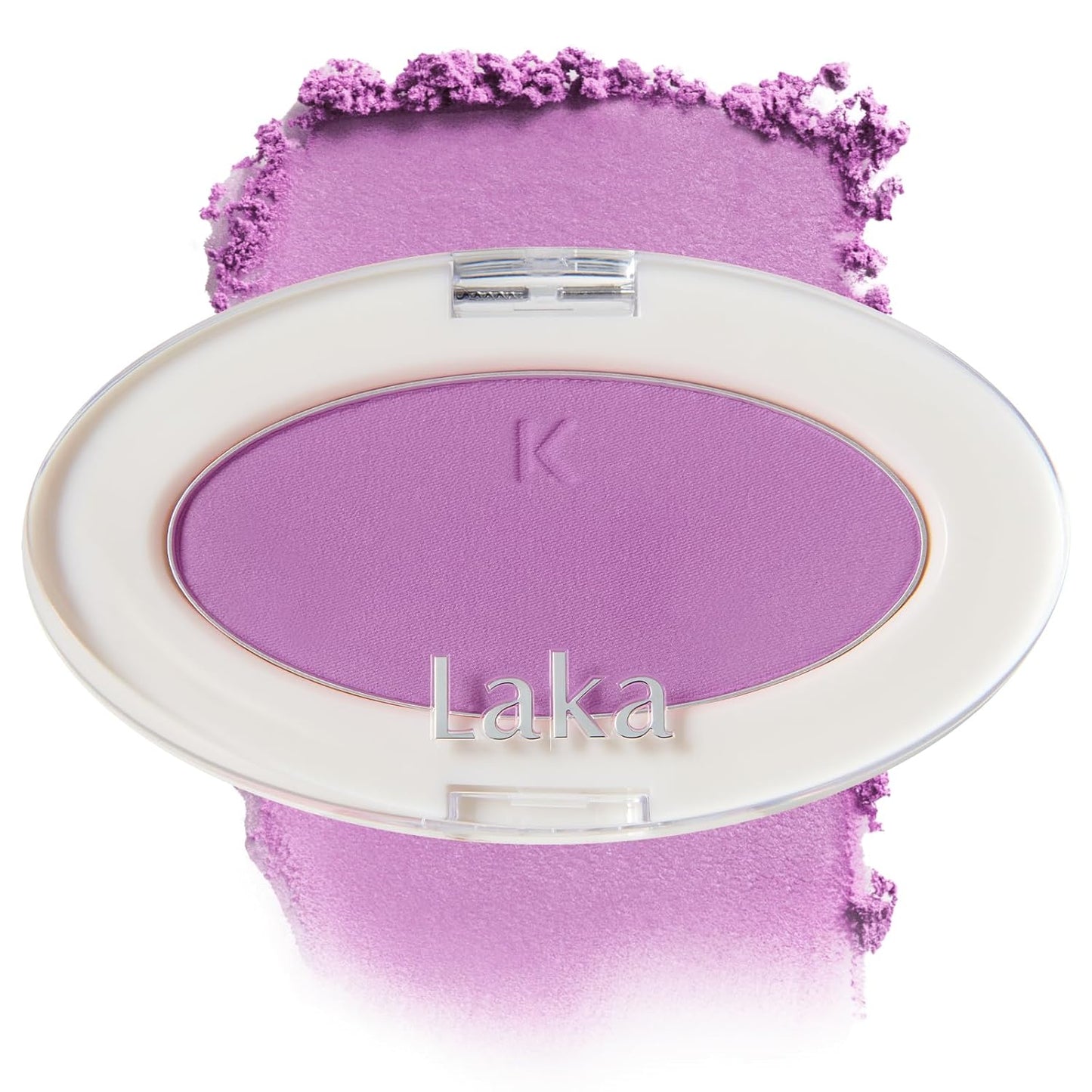 Laka Love Silk Blush, Radiant Powder Blush, Silky, Buildable Color with a Natural Glow, Long Lasting, Moisturizing Formula for a Fresh, Flushed Look, K-Beauty (#702 Fantasy)