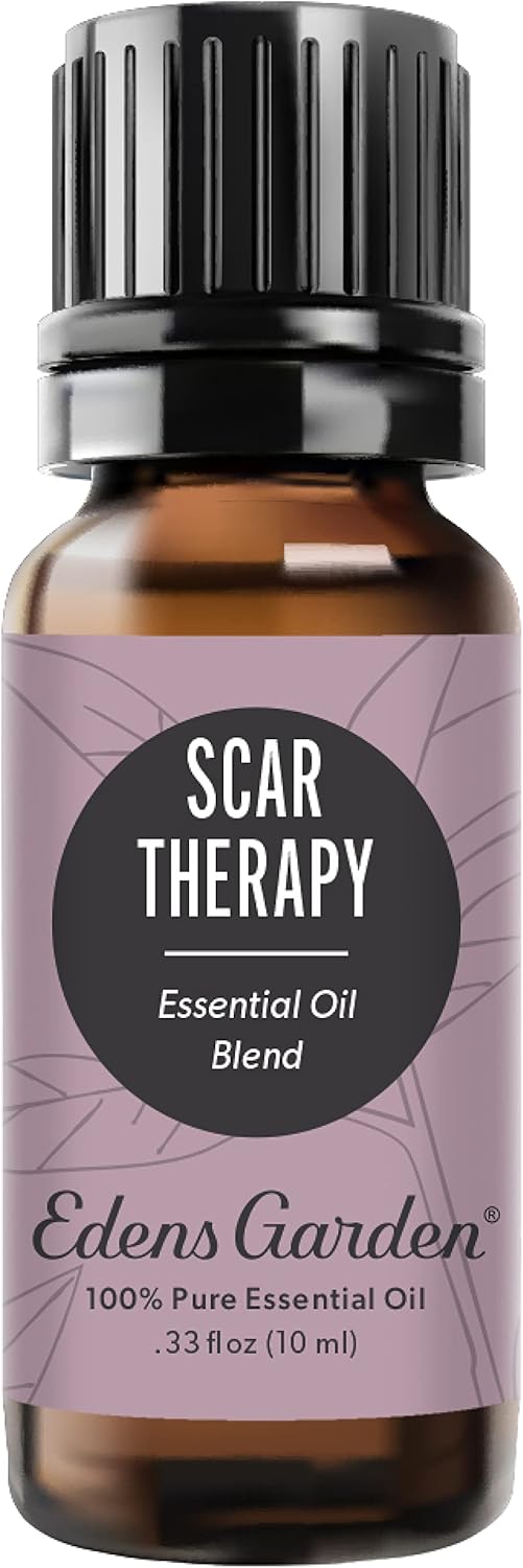Edens Garden Scar Therapy Essential Oil Blend- 100% Pure Premium Grade, Undiluted, Natural, Therapeutic, Aromatherapy, The Best for Diffusing, Skin, Face, Hair 10 ml (.33 fl oz)