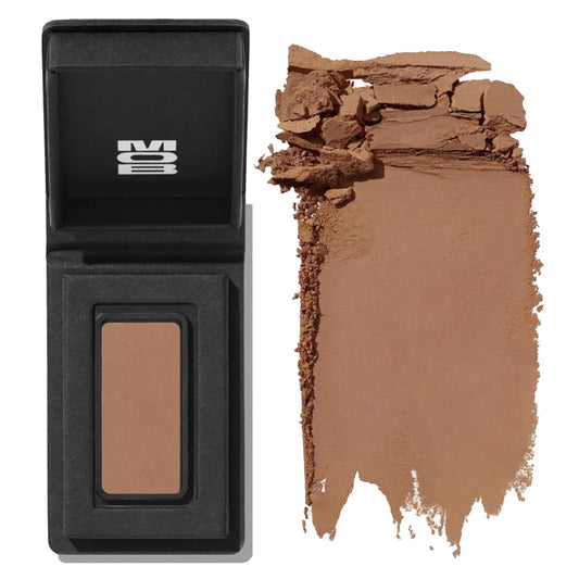 MOB Beauty Eyeshadow M170 Matte Soft Neutral Brown – Mid-Tone Everyday Neutral Shade for Wash or Crease, Talc-Free Vegan Cruelty-Free Skincare Infused Long Wear Sustainable Refillable Compact