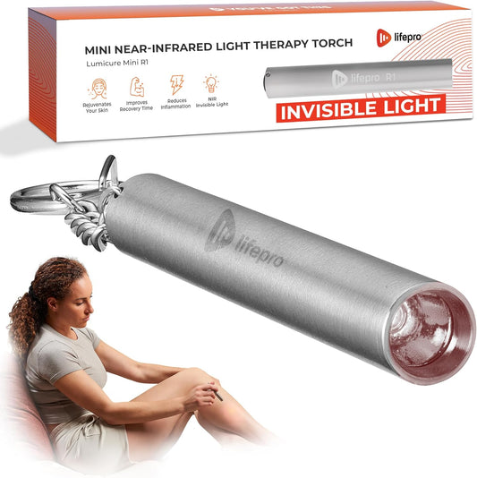 Lifepro Infrared & Red Light Therapy for Body Joints & Muscles Wellness Support, Portable Red Light Therapy Device, Near Infrared Light Therapy for Body & Face - Use 3 wavelengths