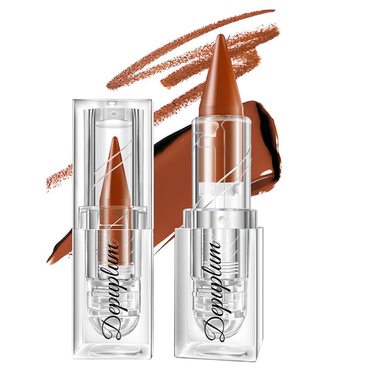 Brown Lipstick Gradient Matte Lipsticks Lip Liner Combo Set for Women Waterproof Long Lasting Lip Stick Pencil Cream Lip Liner and Lipstick Combo Makeup, E2