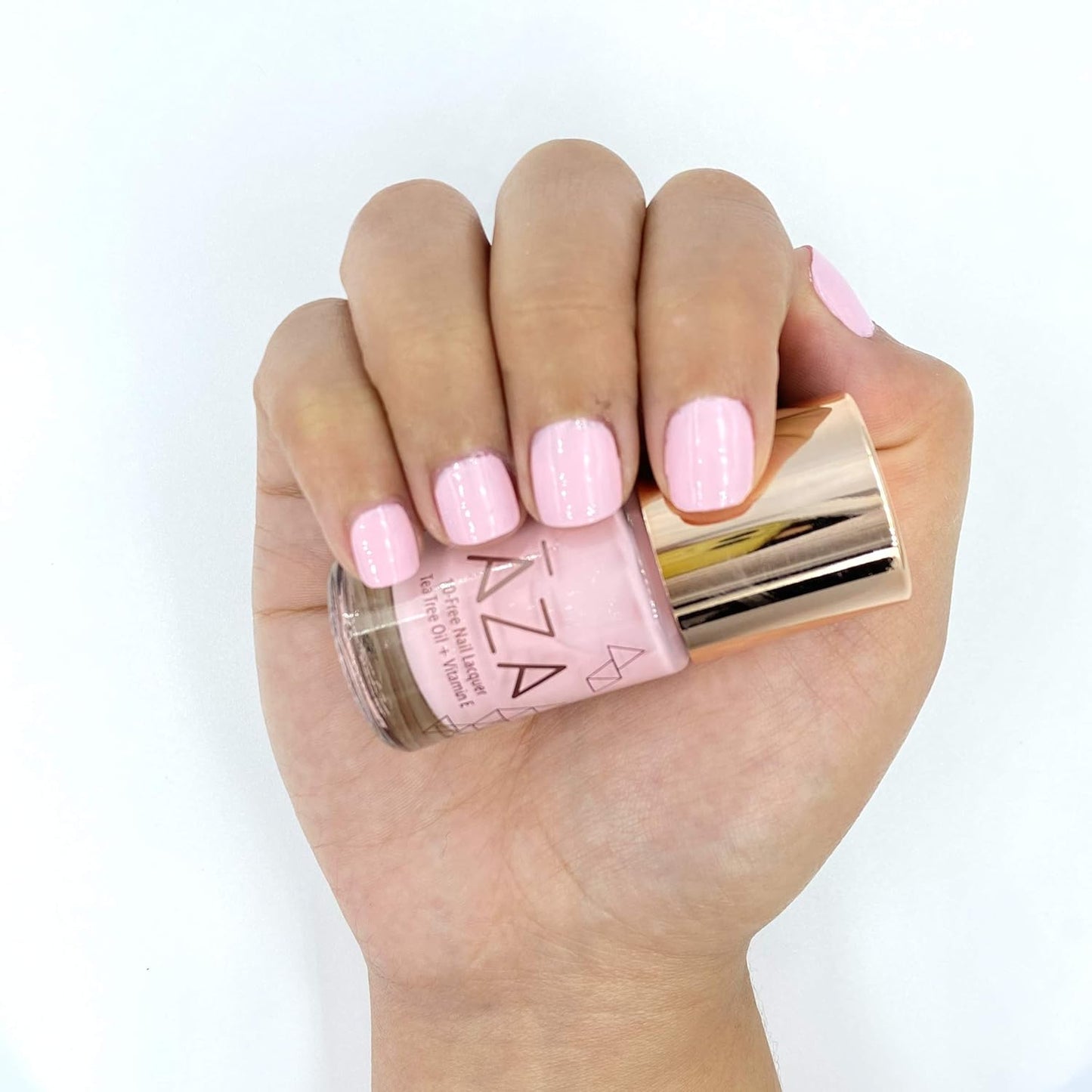 AZA Nail Polish - Vegan, 10-Free, Cruelty-Free, Non-Toxic, Chip Resistant, Made in USA, Pink, Gorgeous Shades (Material Girl)