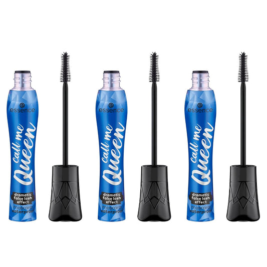 essence | Call Me Queen Dramatic False Lash Effect Waterproof Mascara (3 Pack) | Bold Volume & Length | Vegan & Cruelty Free