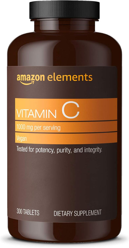 ND Elements Vitamin C 1000mg, Supports Healthy Immune System, Vegan, 300 Tablets, 10 month supply