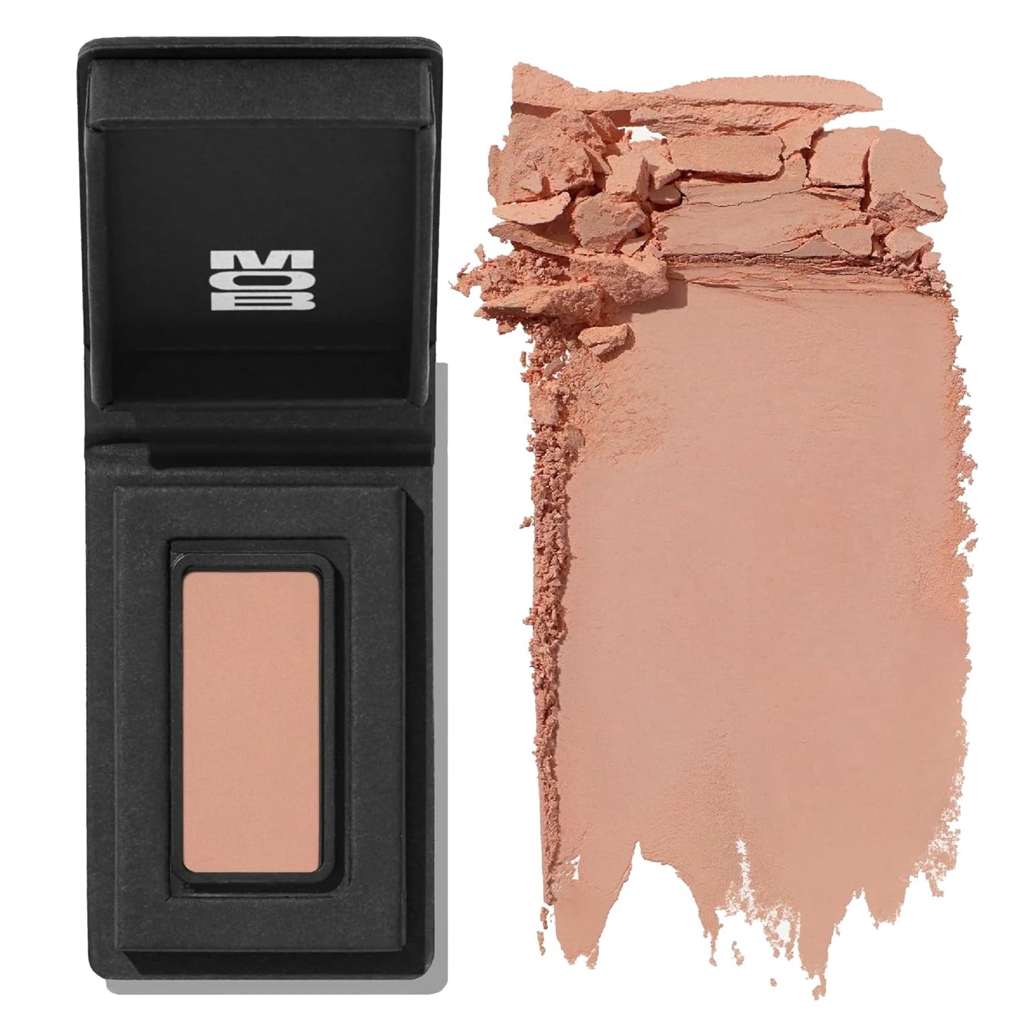 MOB Beauty Eyeshadow M6 Matte Warm Beige – Essential Everyday Neutral Shade for Natural Wash of Color, Talc-Free Vegan Cruelty-Free Skincare Infused Long Wear Sustainable Refillable Compact