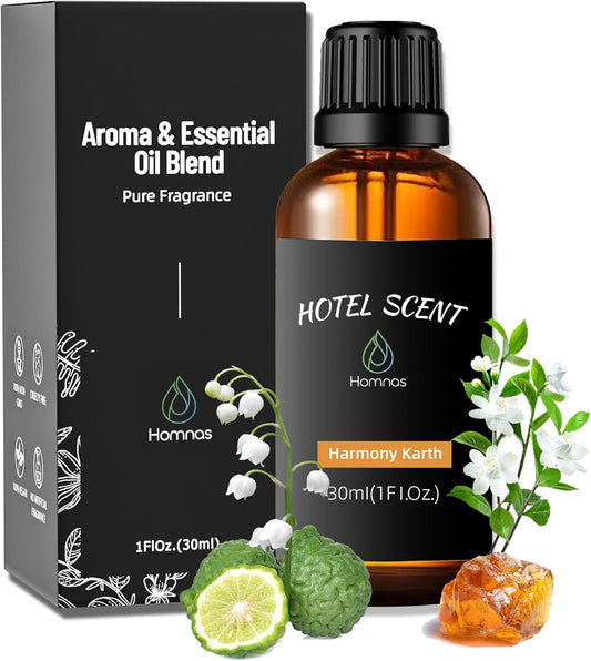 Harmony Karth Essential Oil, Hotel Diffuser Oil, Home Luxury & Hotel Scents for Diffuser, 30ML Pure Diffuser Oil for Aromatherapy