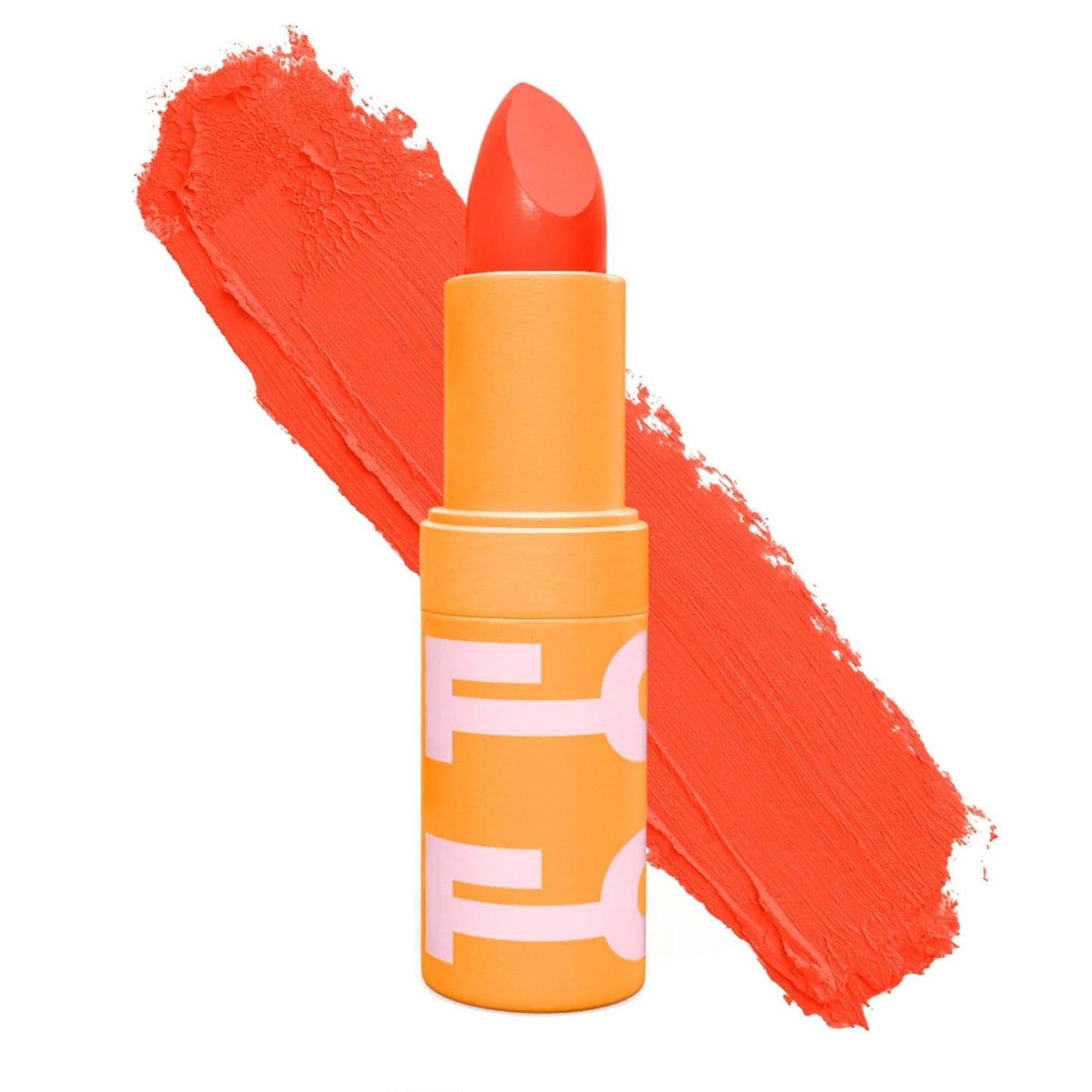 BEAUTY. FOR. CERTAIN. Deluxe Lipstick | #53 Vermillion Orange | Long-Lasting, Extra-Matte Finish, Silky Smooth (0.13 fl oz)