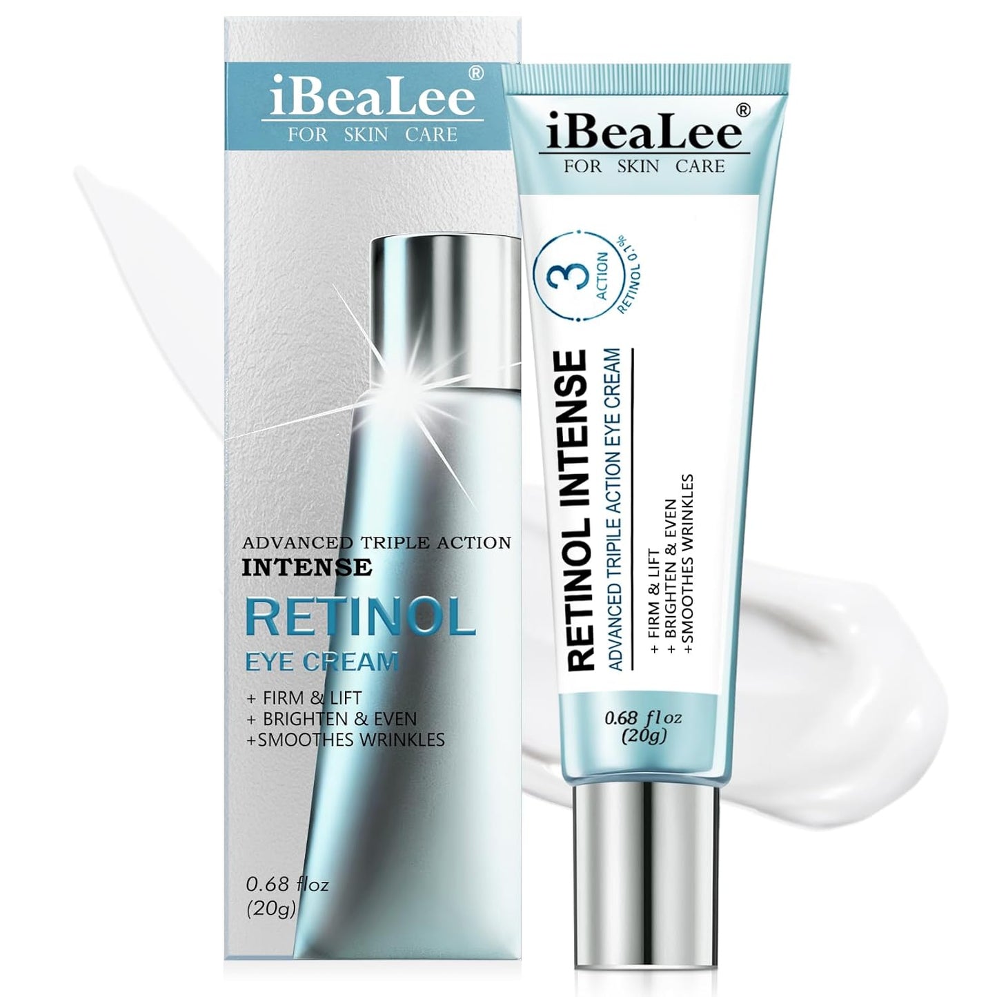 Temporary Tightener Eye Cream-Instantly Reduces Under- Bags, Dark Circles & Wrinkles, Anti-Aging with Retinol & Hyaluronic Acid, Under Eye Creams Suit Women Men Firm Smooth firming Non-Greasy-A1A1A1