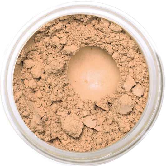 Bellaterra Cosmetics Mineral Powder Foundation, Nutmeg Shade, Buildable Sheer-to-Full Coverage, Long-Lasting Soft-Matte, Talc-Free and Noncomedogenic, For Sensitive Skin, 9g