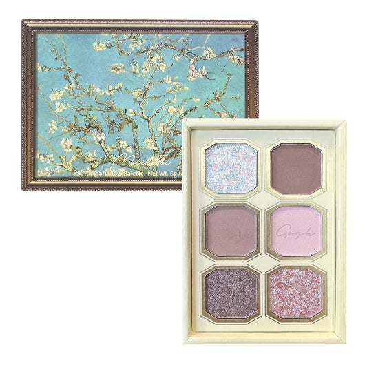MilleFée Painting Shadow Palette 09 Almond Blossom, Eyeshadow Palette, Warm Deep, Cruelty-Free, Smudge-Proof, Smooth Powder, High Blendable, High Pigmented