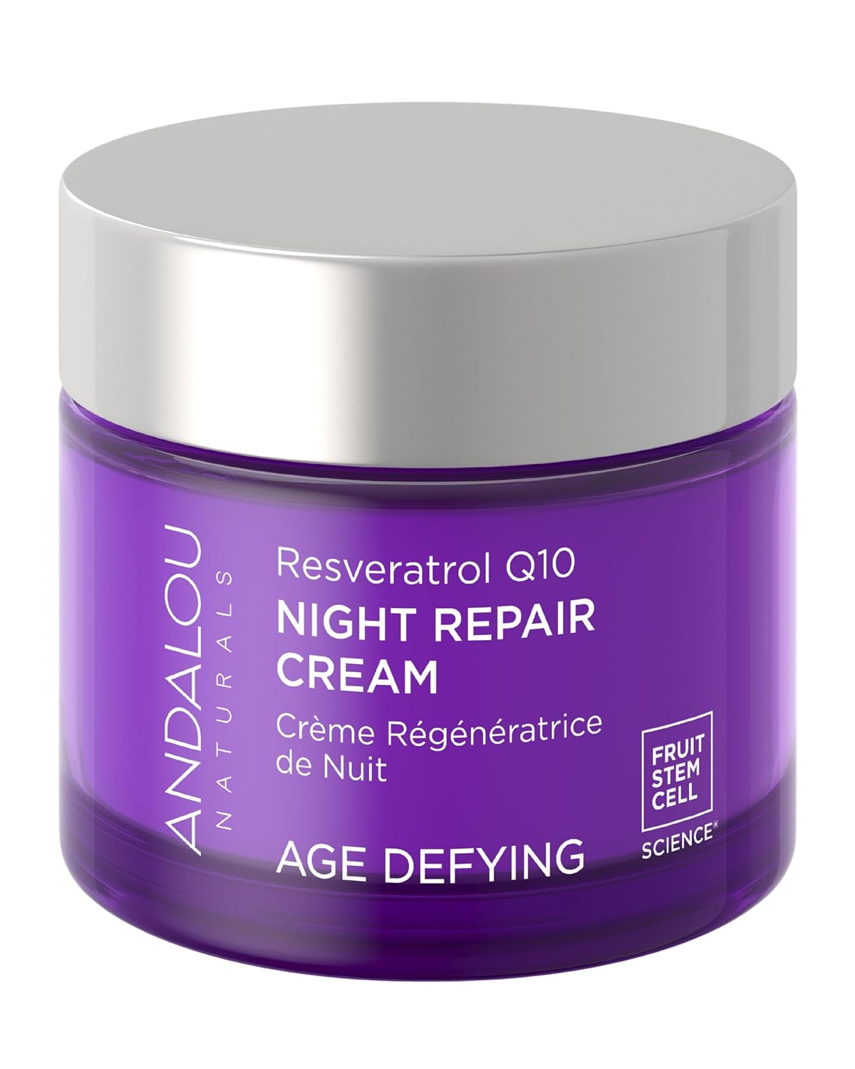 Andalou Naturals, Night Repair Cream Fruit Stem Cell, 1.7 Ounce