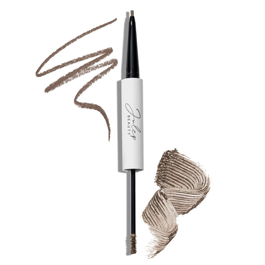 Julep Brow 101 Sculpting Pencil & Tinted Brow Gel Set - Dual-Ended Eyebrow Tool with Brush and Precision Tip - Long-Lasting, Waterproof Formula for Perfectly Defined and Tinted Brows -Taupe