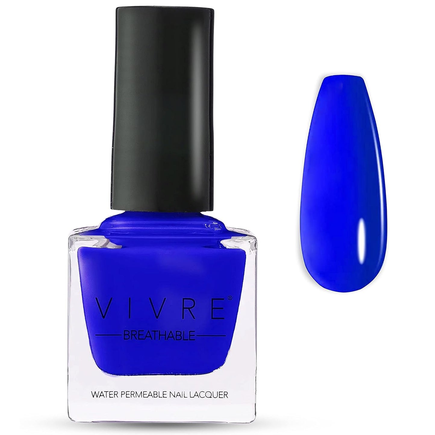 VIVRE Cosmetics Quick Dry Shiny Halal Nail Polish - Long Lasting, Breathable & Water Permeable - It's Electric