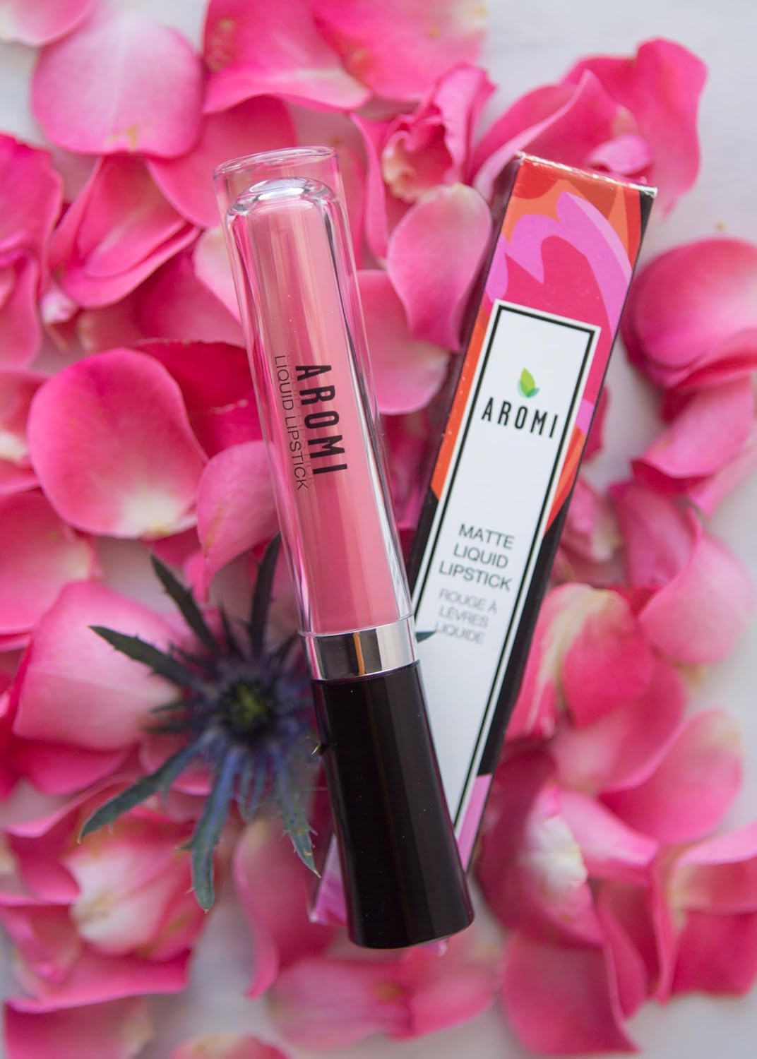 Aromi Matte Liquid Lipstick | Long-Lasting, Mango Coral Lip Color, Vegan, Cruelty-free, Transfer & Smudge Proof, Waterproof, Gluten Free (Mango Tango)