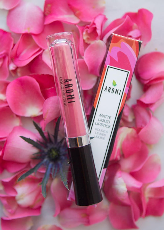 Aromi Matte Liquid Lipstick | Long-Lasting, Mango Coral Lip Color, Vegan, Cruelty-free, Transfer & Smudge Proof, Waterproof, Gluten Free (Mango Tango)