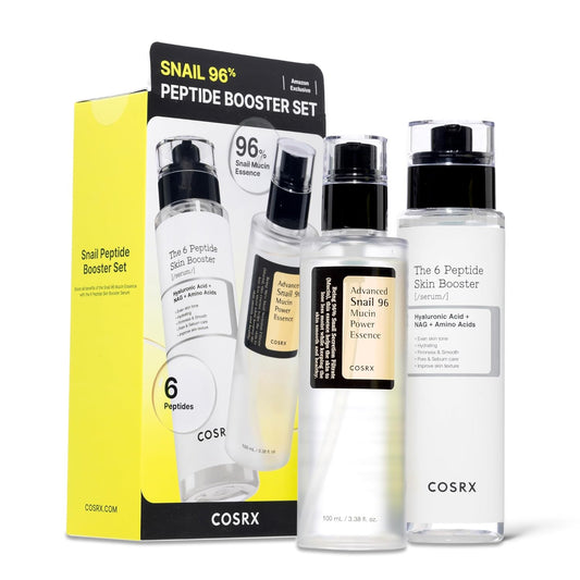 COSRX Snail Mucin 96% Peptide Booster Set - ND Exclusive - Korean Skin Care, Gift Sets, Skin Care Sets for Women, Advanced Snail Mucin Serum, Face Serum