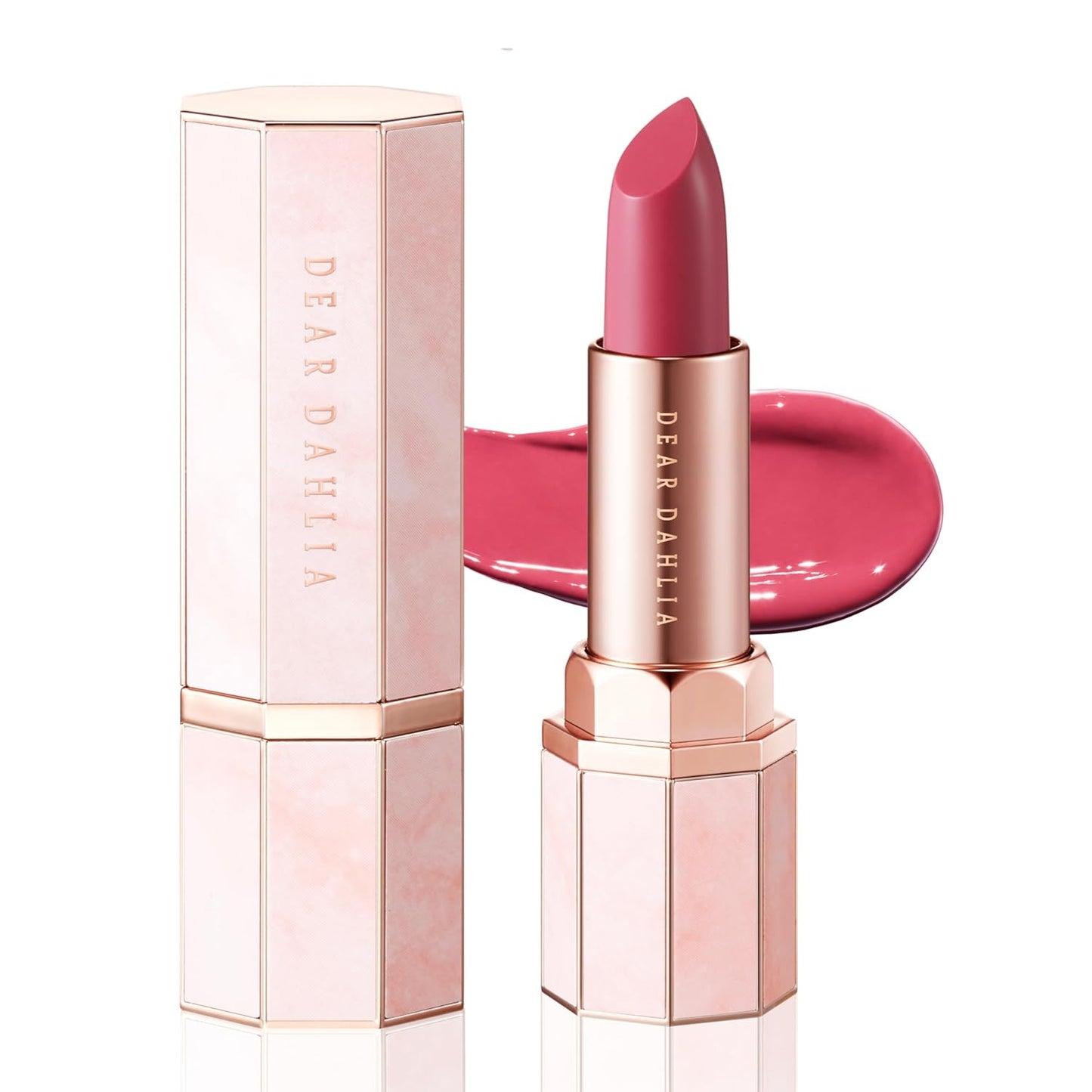 DEARDAHLIA Lip Paradise Sensual Lip Glow (Kylie) - Weightless Hydrating Vegan Lipstick with Glossy Finish, Natural Radiant Glow & Shea Butter Nourishment. 0.11 oz