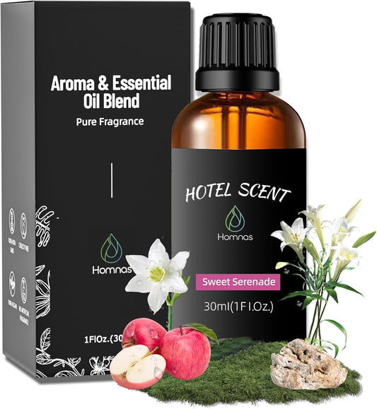 Sweet Serenade Essential Oil, Hotel Diffuser Oil, Inspired by Hilton Hotel, Home Luxury & Hotel Scents for Diffuser, Pure Diffuser Oil with Melon, Mimosa, Sandalwood for Aromatherapy