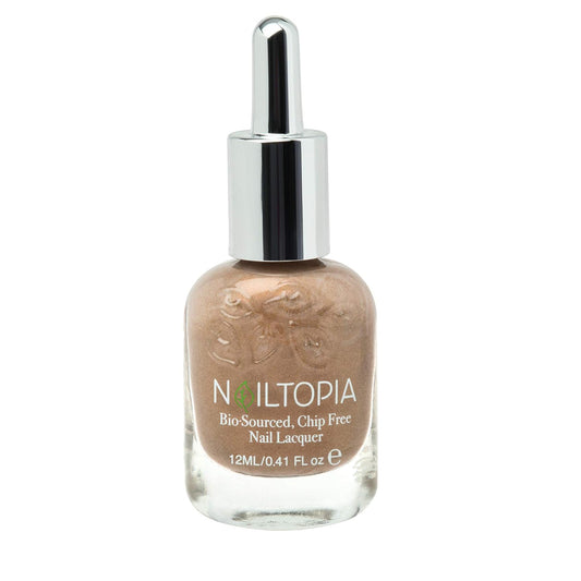 Nailtopia Bio-Sourced, Chip Free Nail Lacquer - All Natural, Strengthening Biotin and Superfood-Infused Polish - Chip Resistant Formula - Quick-Dry, Long Lasting Wear - Tira-Miss-You - 0.41 oz