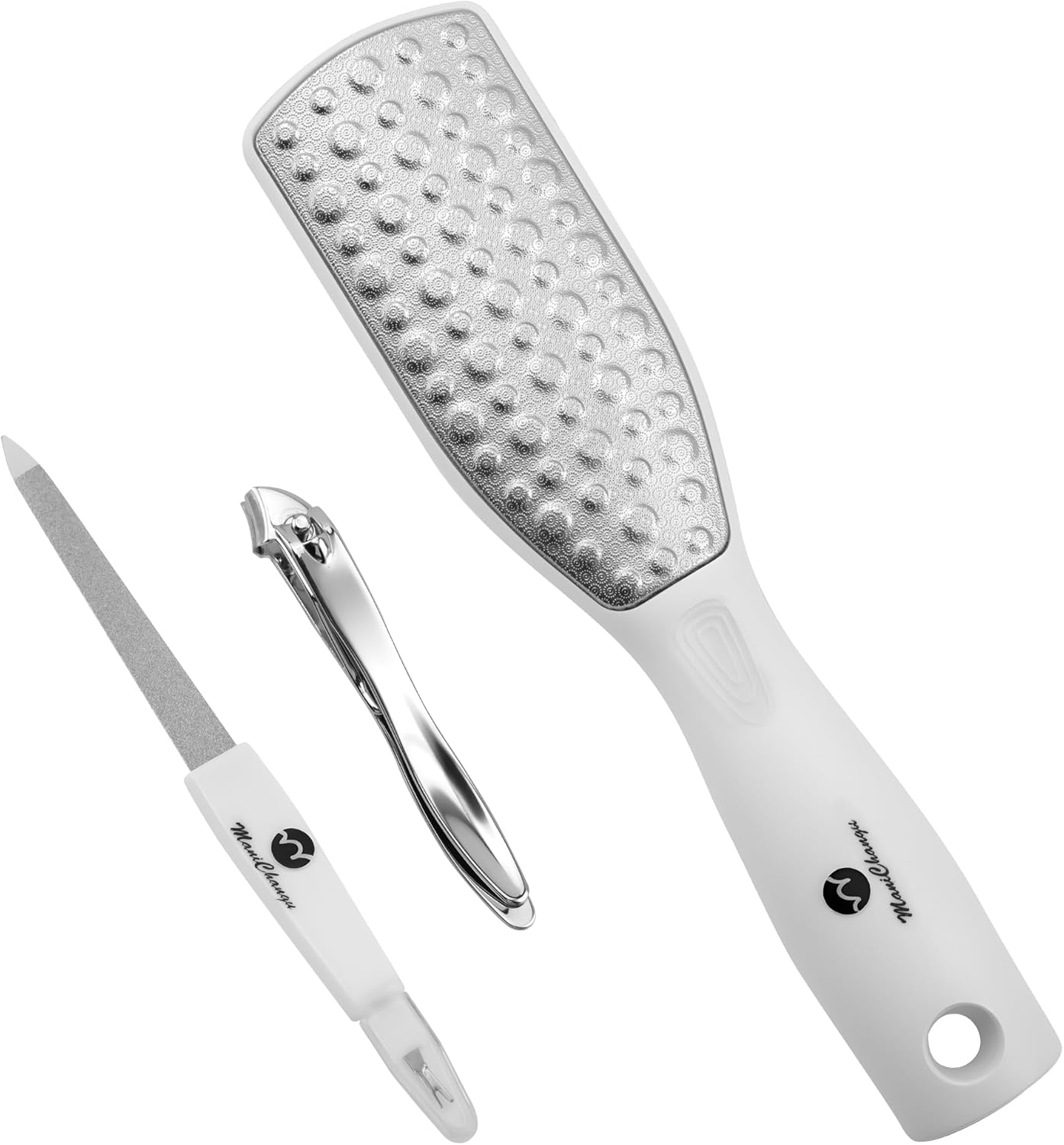 Foot File Foot Callus Remover, Foot Callus Remover, Durable Foot Scrubber, Pedicure Tools for Feet, Callus Remover for Feet, Foot File Callus Remover with Double Head Nail Files Home Manicure Tools