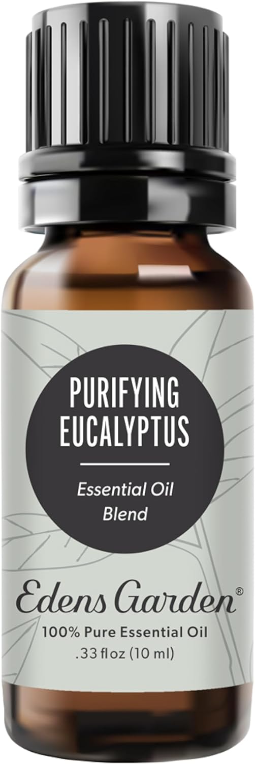Edens Garden Purifying Eucalyptus Essential Oil Blend- 100% Pure Premium Grade, Undiluted, Natural, Therapeutic, Aromatherapy, The Best for Diffusing, Skin, Hair, Humidifiers 10 ml (.33 fl oz)