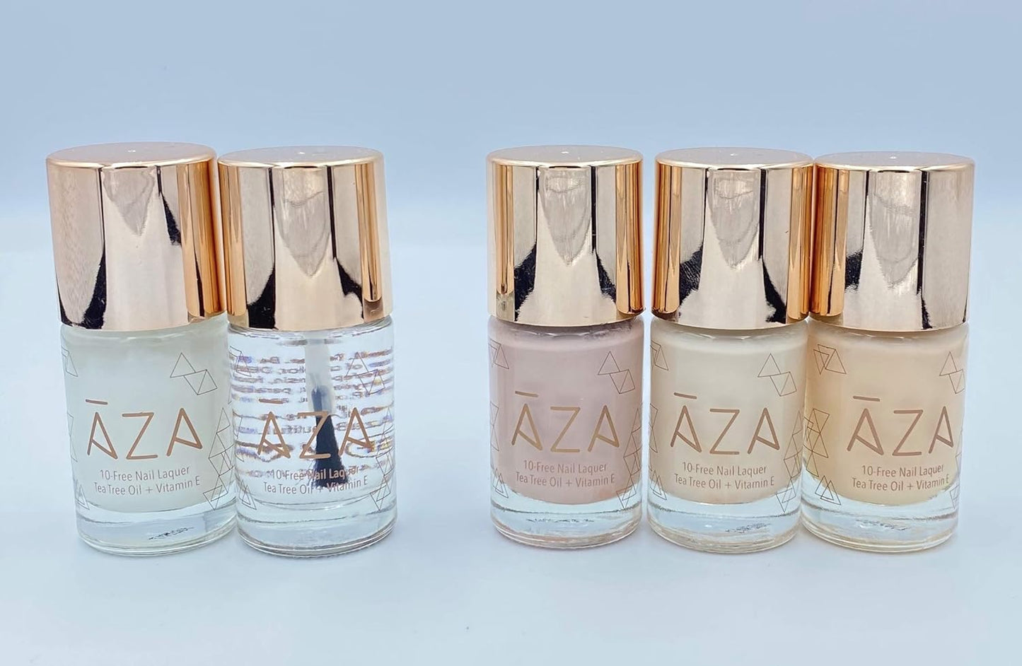 AZA Nail Polish - (Goddess, Lean in Together, Too Many Tabs Open, On Top, Under The Covers)