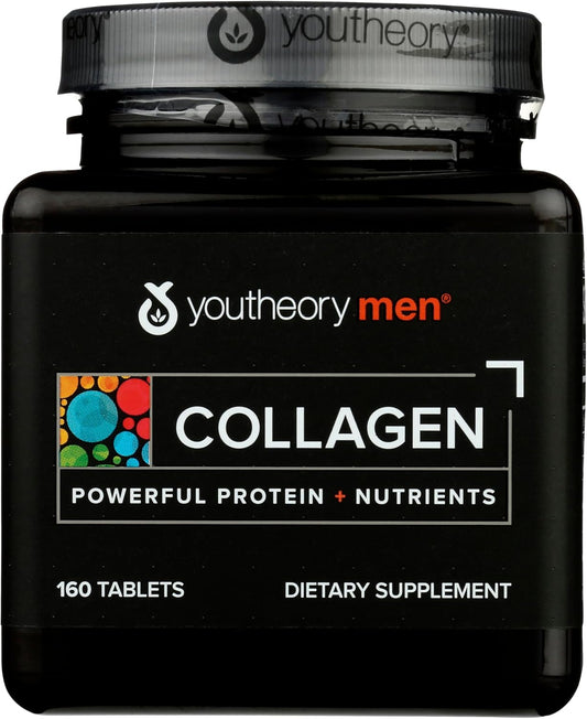 Youtheory Collagen, for Men, 160 Tablets