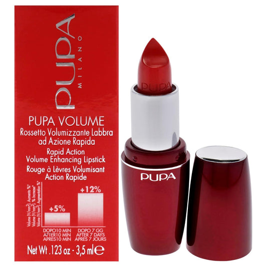 Pupa Milano Pupa Volume Rapid Action Enhacing Lipstick - 403 Euphoria Red for Women - 0.123 oz Lipstick