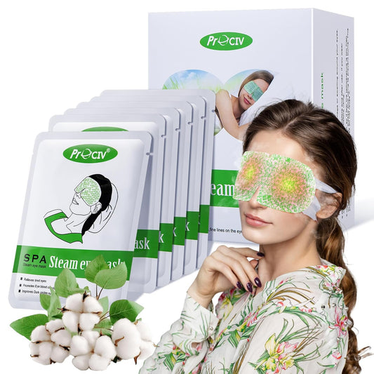 16 Packs Steam Eye Mask,Warm Eye Compress for Dry Eyes Sleep Mask,Hot Auto Heated Eye Masks Relaxing Items for Women Moist Heat for Eyes Soothing Eye Fatigue,Disposable EyeMask for SPA Essentials