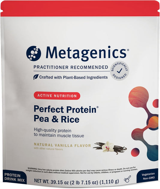 Metagenics Perfect Protein with Cross-Flow Micro-Filtered Whey Isolate & Hydrolyzed Whey Protein - 30 Servings - Chocolate