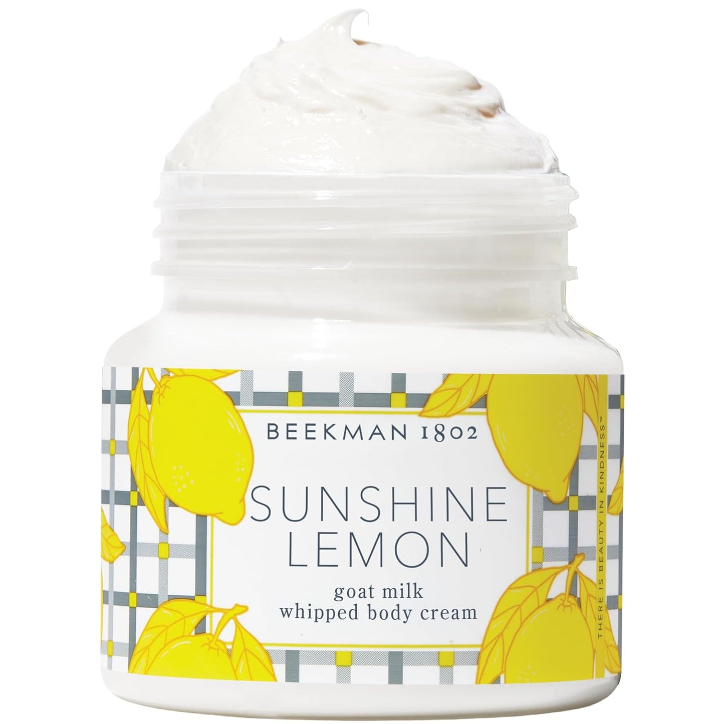 Beekman 1802 Sunshine Lemon Whipped Body Cream - Scented - 8 oz - Moisturizes, Soothes, & Softens - With Coconut Oil and Mango Seed Butter - No Irritation - Good for Sensitive Skin