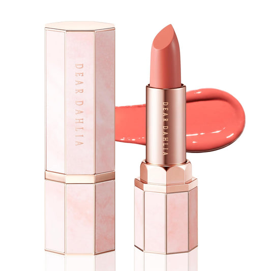 DEARDAHLIA Lip Paradise Sensual Lip Glow (Luna) - Weightless Hydrating Vegan Lipstick with Glossy Finish, Natural Radiant Glow & Shea Butter Nourishment. 0.11 oz
