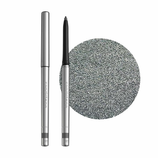 Sandstone Scandinavia Hypoallergenic Waterproof Eyeliner - Fragrance Free Metallic Eye liner - Vegan and Cruelty Free Eye Pencil - Eyeliner Pencil for Sensitive Eyes (Grey Stone)
