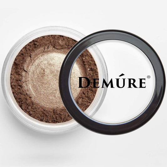 Demure Mineral Make Up (Brownstone Sparkle) Shimmer Eyeshadow, Loose Powder, Glitter Eyeshadow, Eye Makeup, Professional Makeup