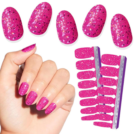 Color Street Hibiscus Heat Nail Strips