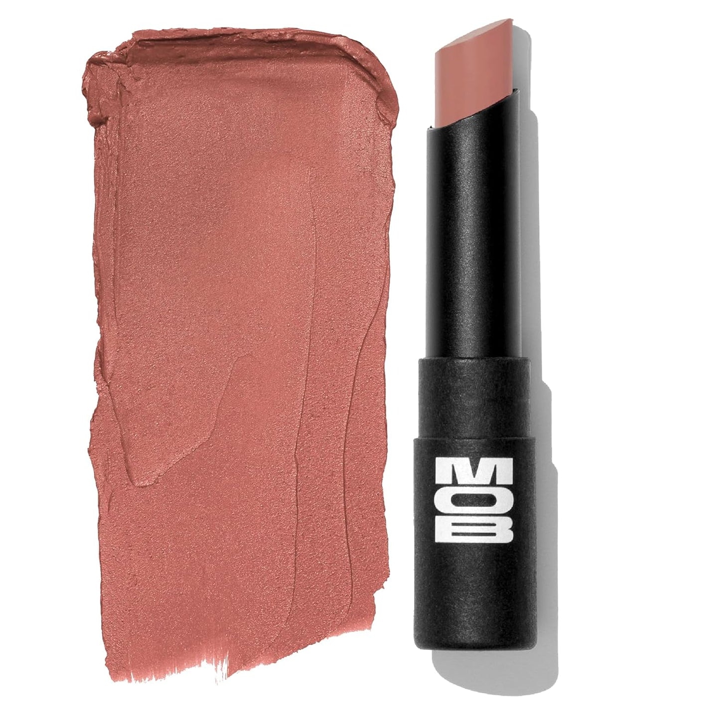 MOB Beauty Soft Matte Lipstick M94 – Mocha Rose | Weightless, One-Swipe Color Infused with Skincare | Vegan, Silicone-Free, Cruelty-Free Formula in a Biodegradable Capsule