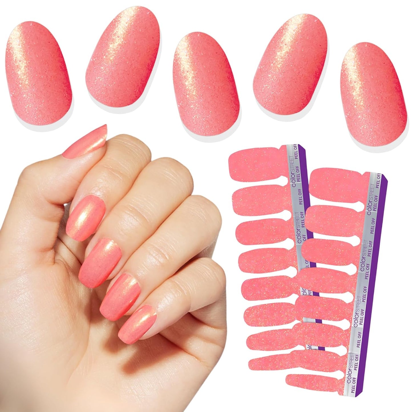 Color Street Coral Cove Nail Strips